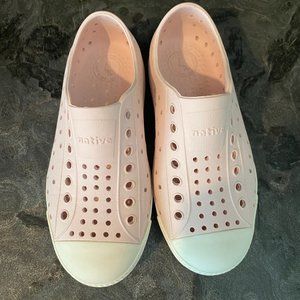 Light Pink Native Jefferson Child Slip On Shoes Size 12